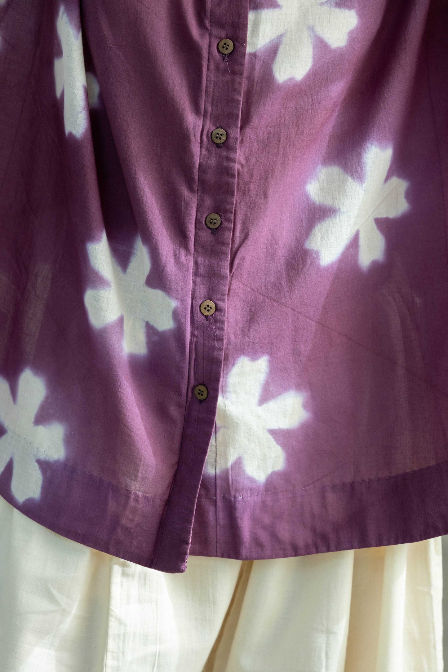 Aubergine floral set