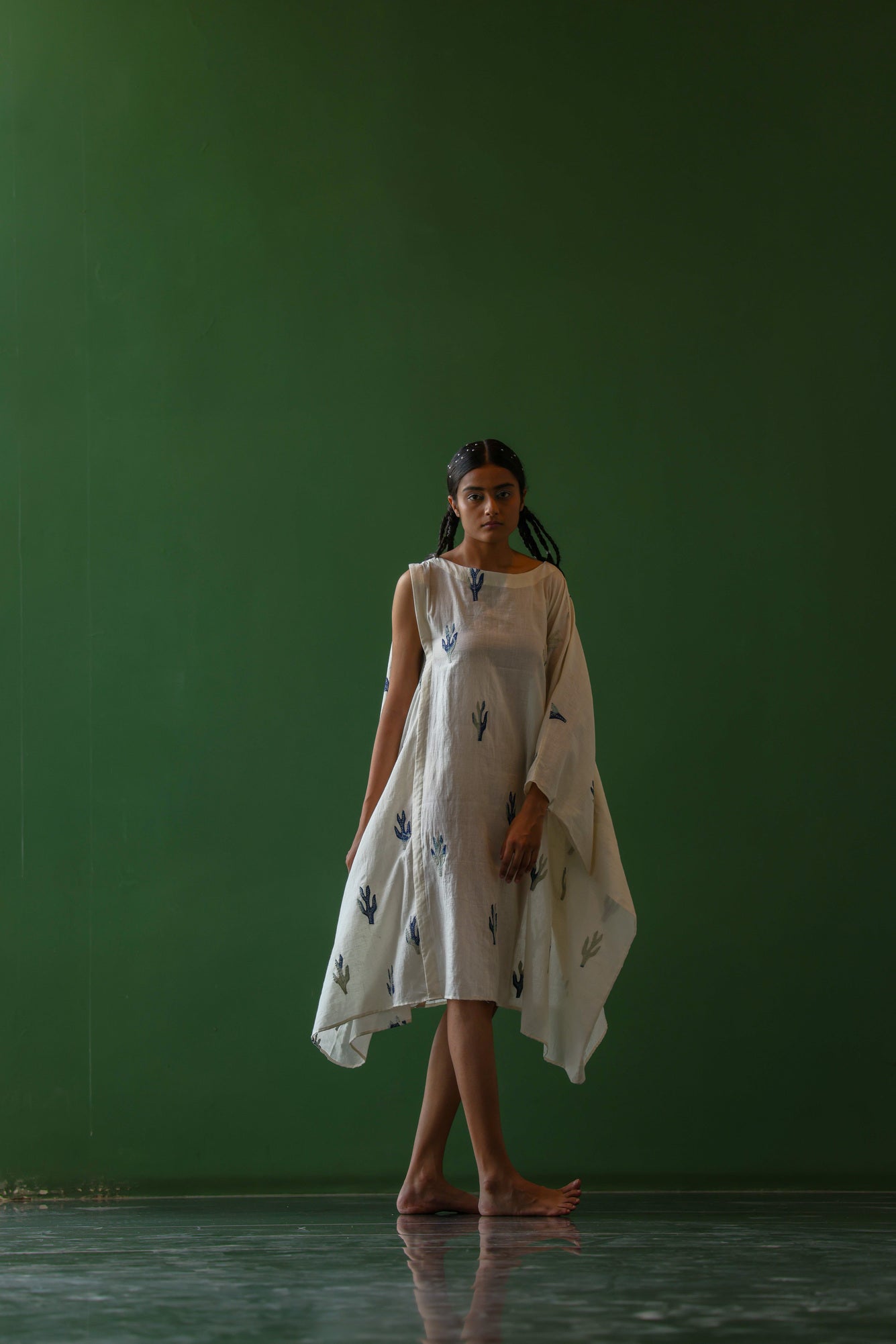AZULE CACTI DRESS