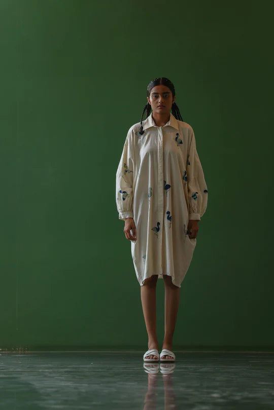 Maral Red Shirt Dress