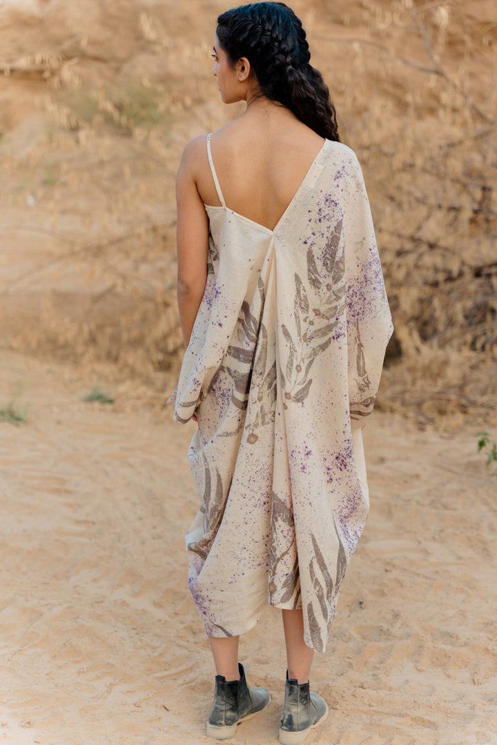 Matilda Lilac Drape Dress