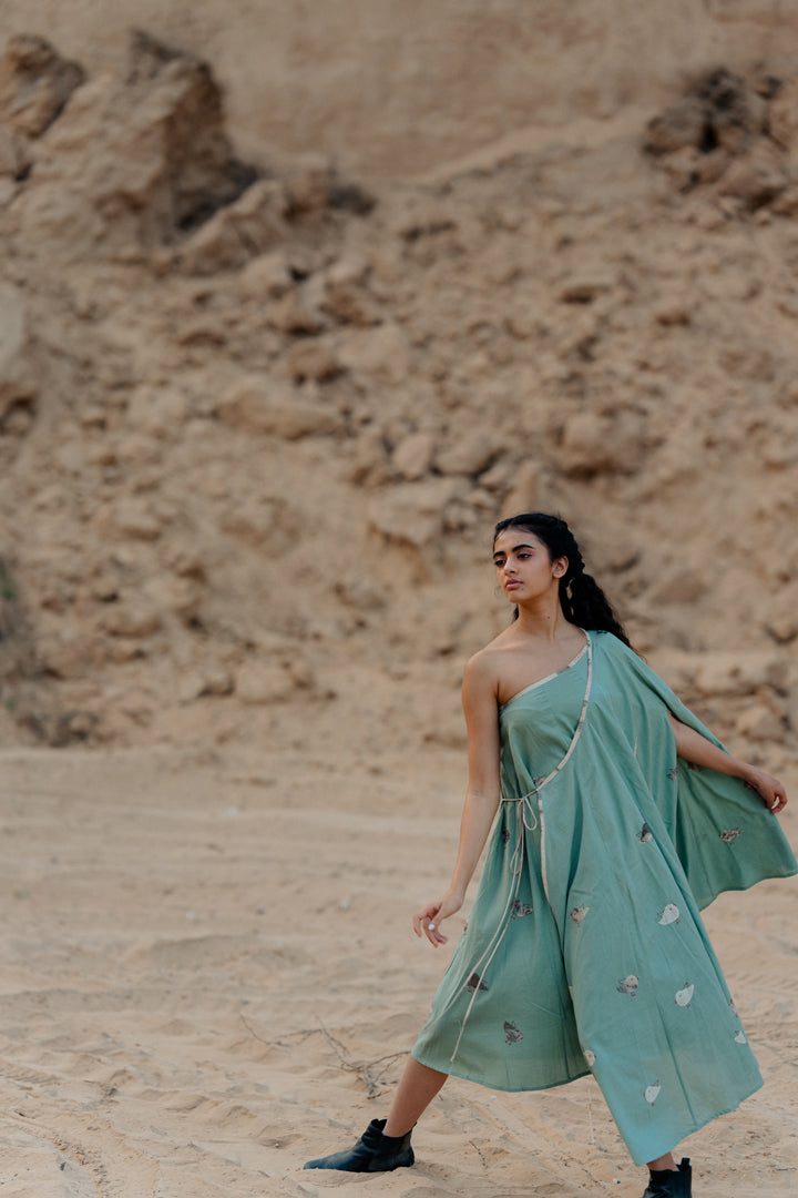 Mint Teresa Drape Dress
