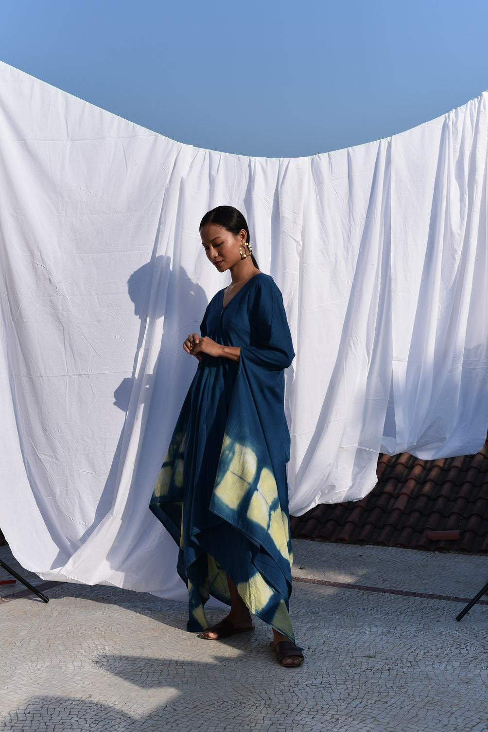MIZWA DRAPE DRESS