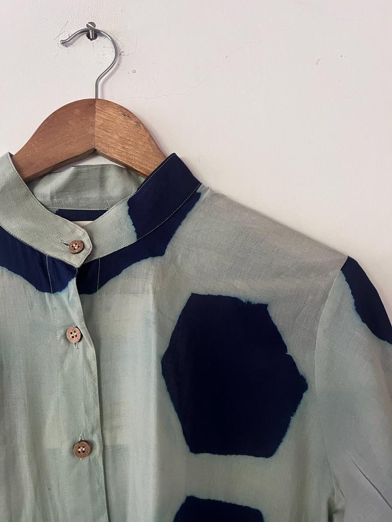 Desert Flora Set in Blue Shibori