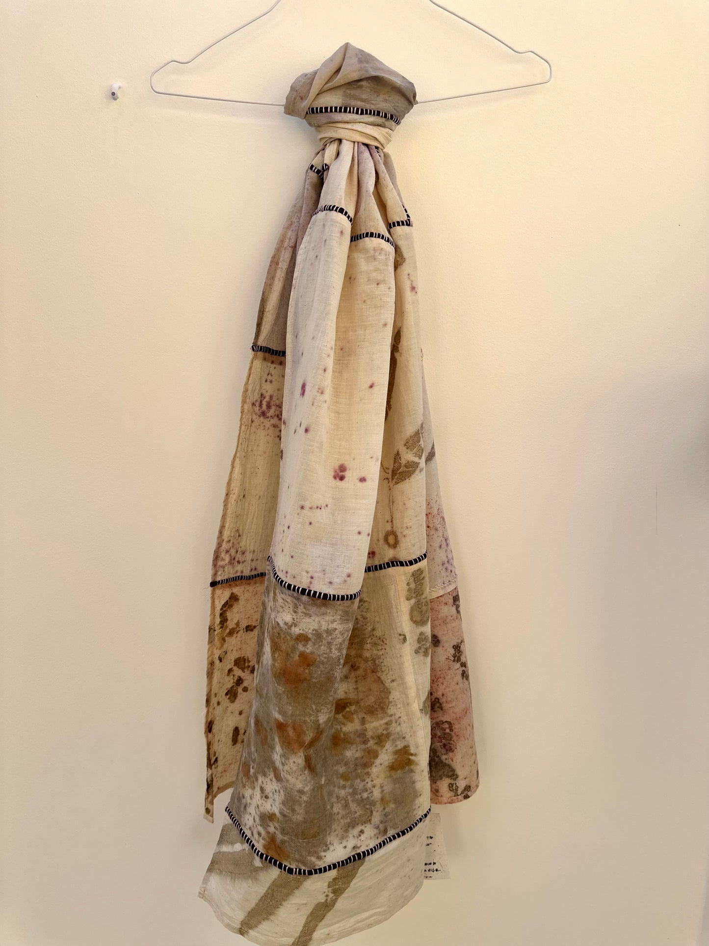 Eco dyed corded stole