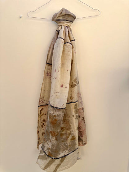 Eco dyed corded stole