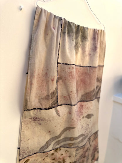 Eco dyed corded stole