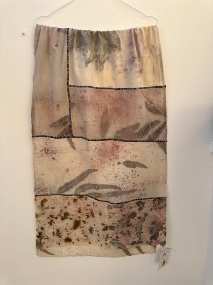 Eco dyed corded stole