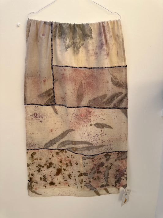 Eco dyed corded stole