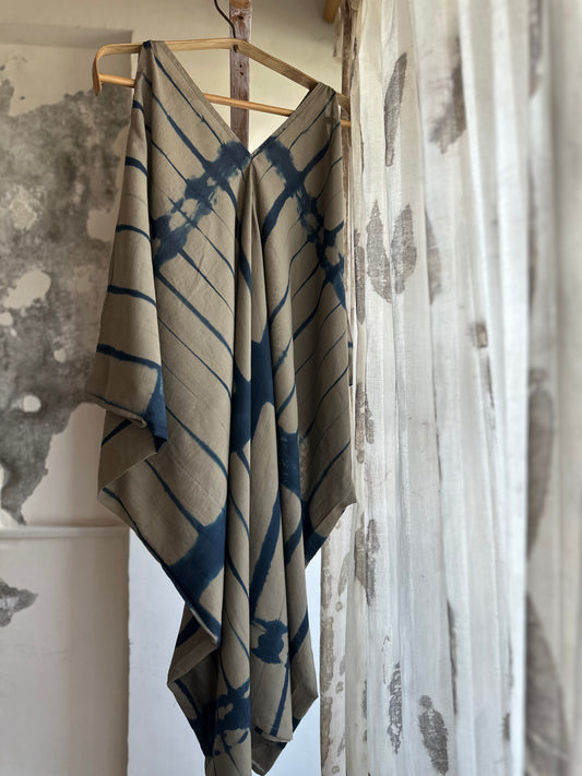 Striped kaftan