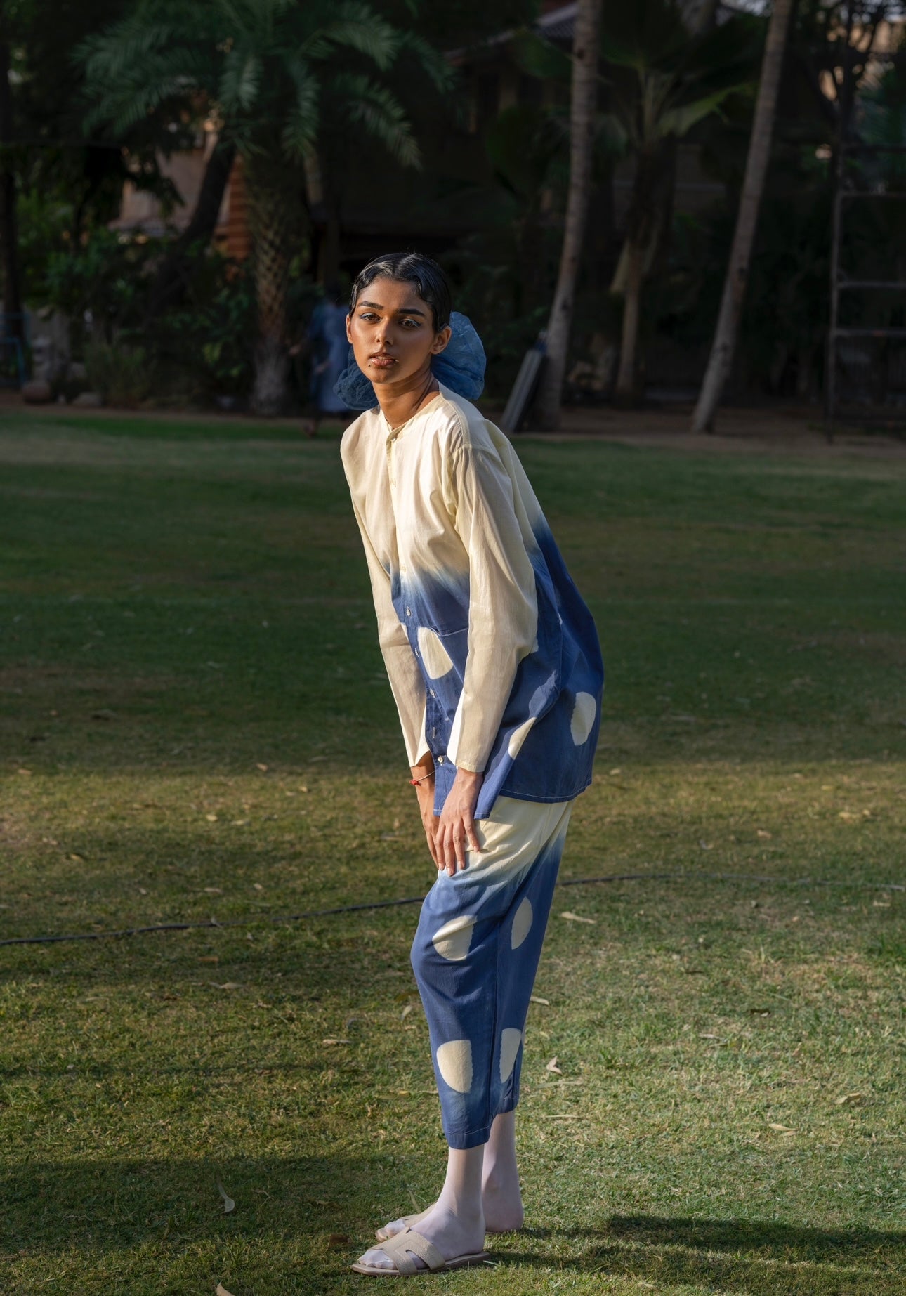 Half moon Shibori Set