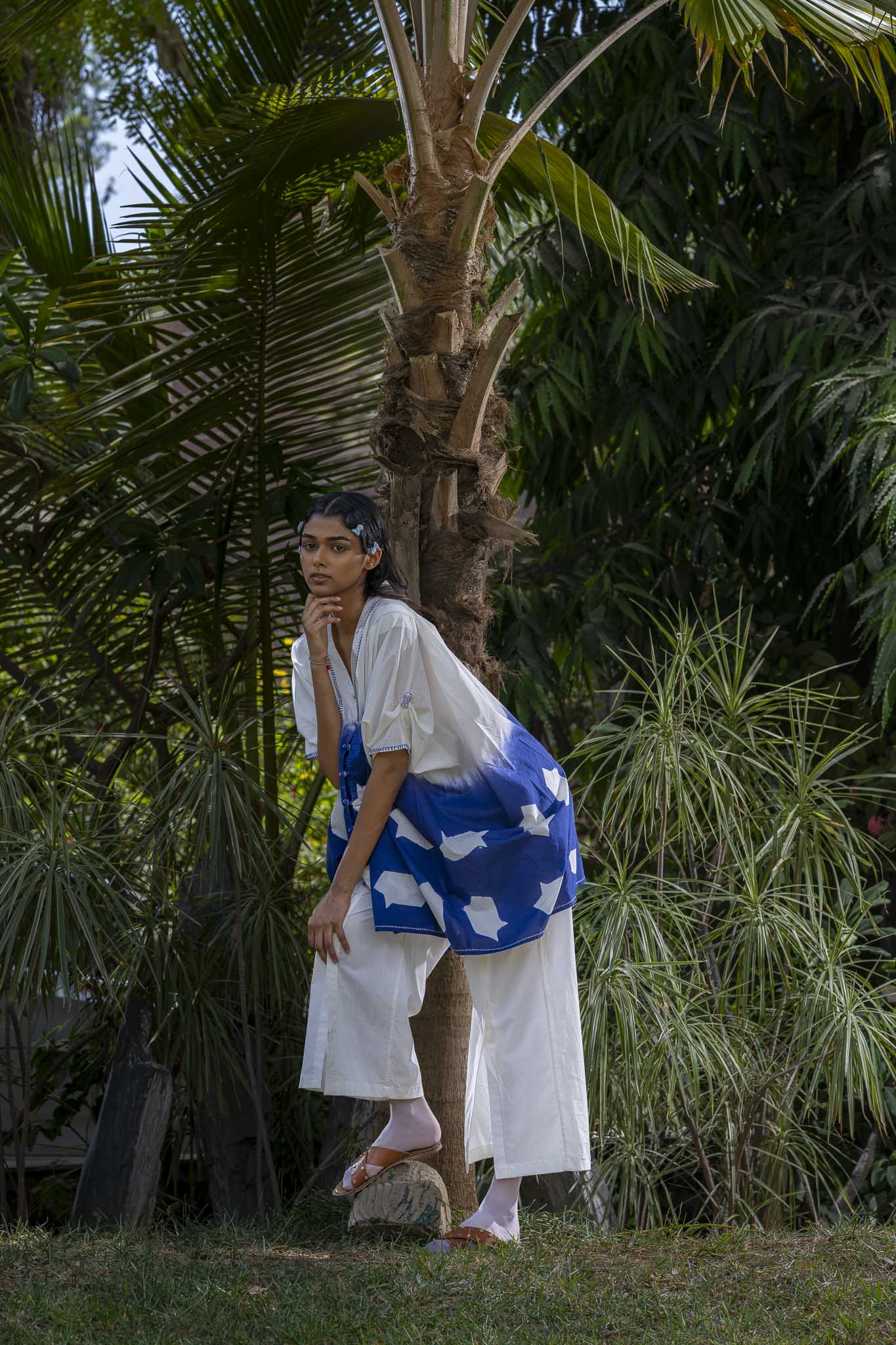 White Wave Pants