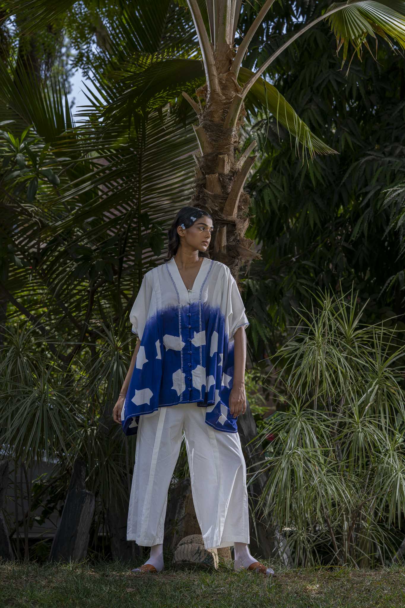 White Wave Pants
