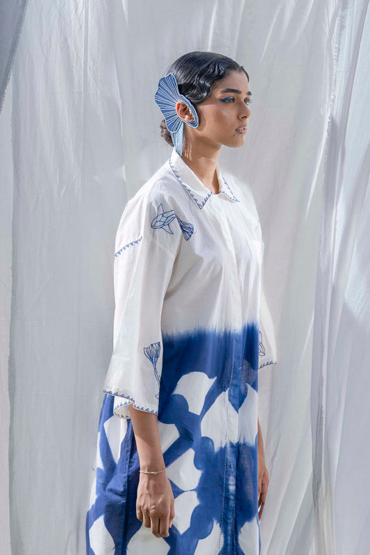 Shark Shadow Shirt Dress
