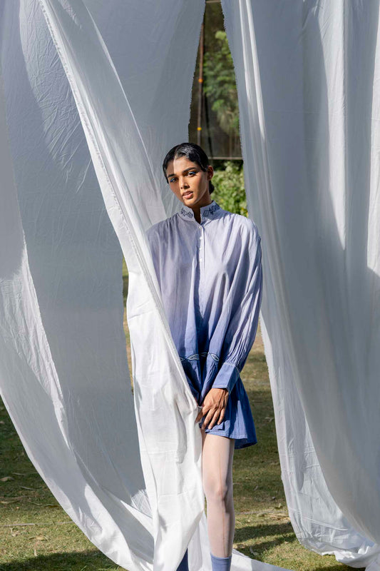 Hazy Wave Ombre Dress