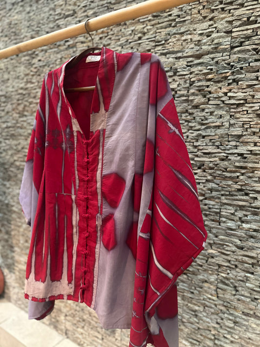 Patched Clamped tunic