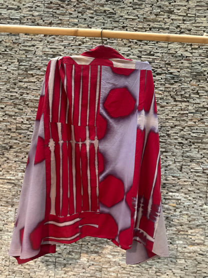 Patched Clamped tunic
