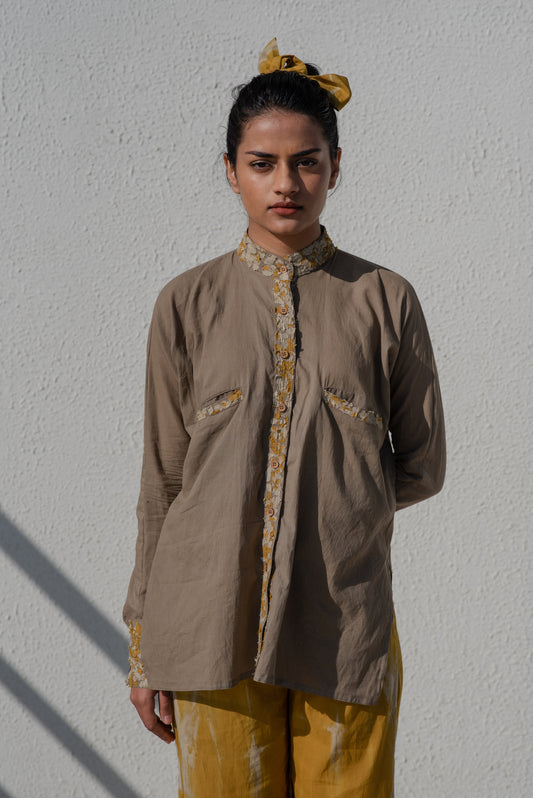 Fiza Yellow Chindi Top